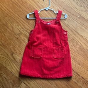 Gymboree 18-24 month red corduroy dress